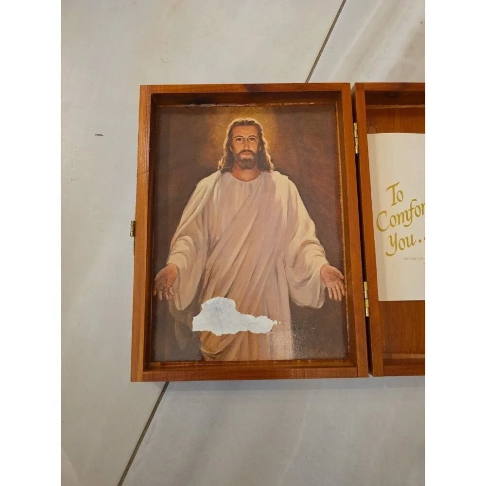 Holy Bible 1976 Prince of Peace Memorial Edition Concord Bible‎ Wooden Cedar C1